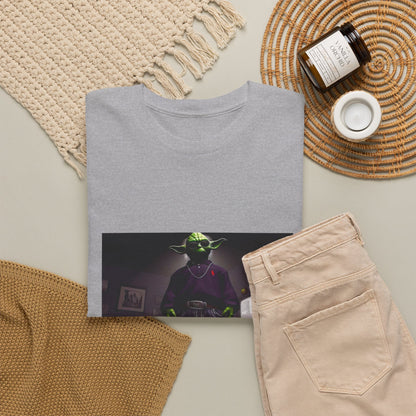 Yoda In Y2K Drip Standing Confidently
