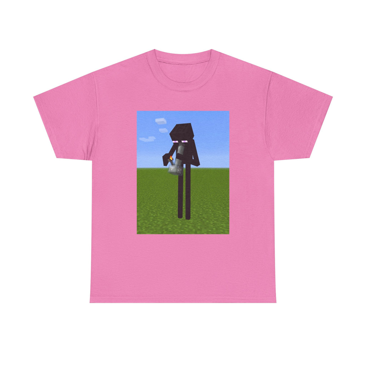 Enderman Lighting Up A Bong Tee