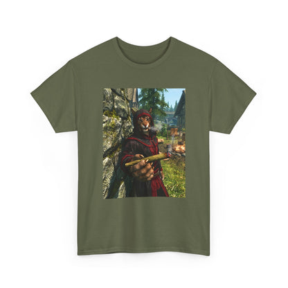 Khajiit Smoking Blunt In Skyrim Tee