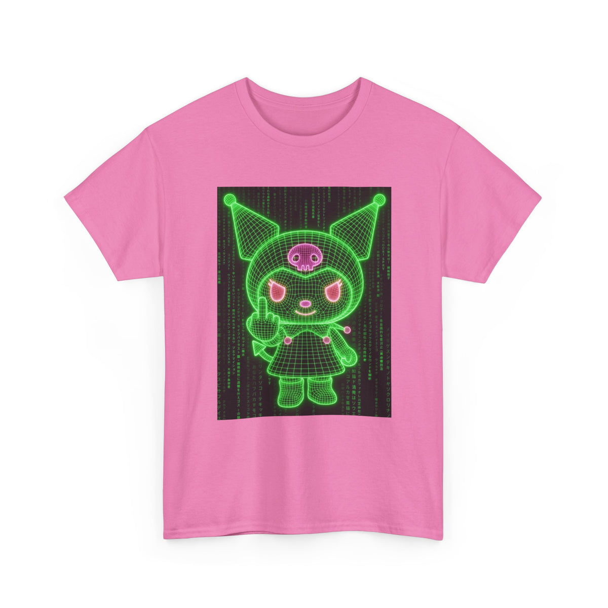 Kuromi Flipping The Bird Matrix Tee