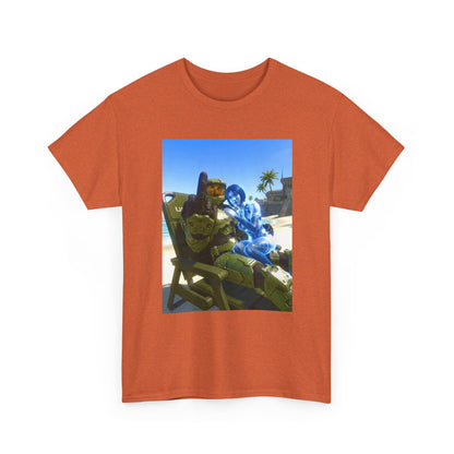 Master Chief And Cortana Chillin' Beach Vibes