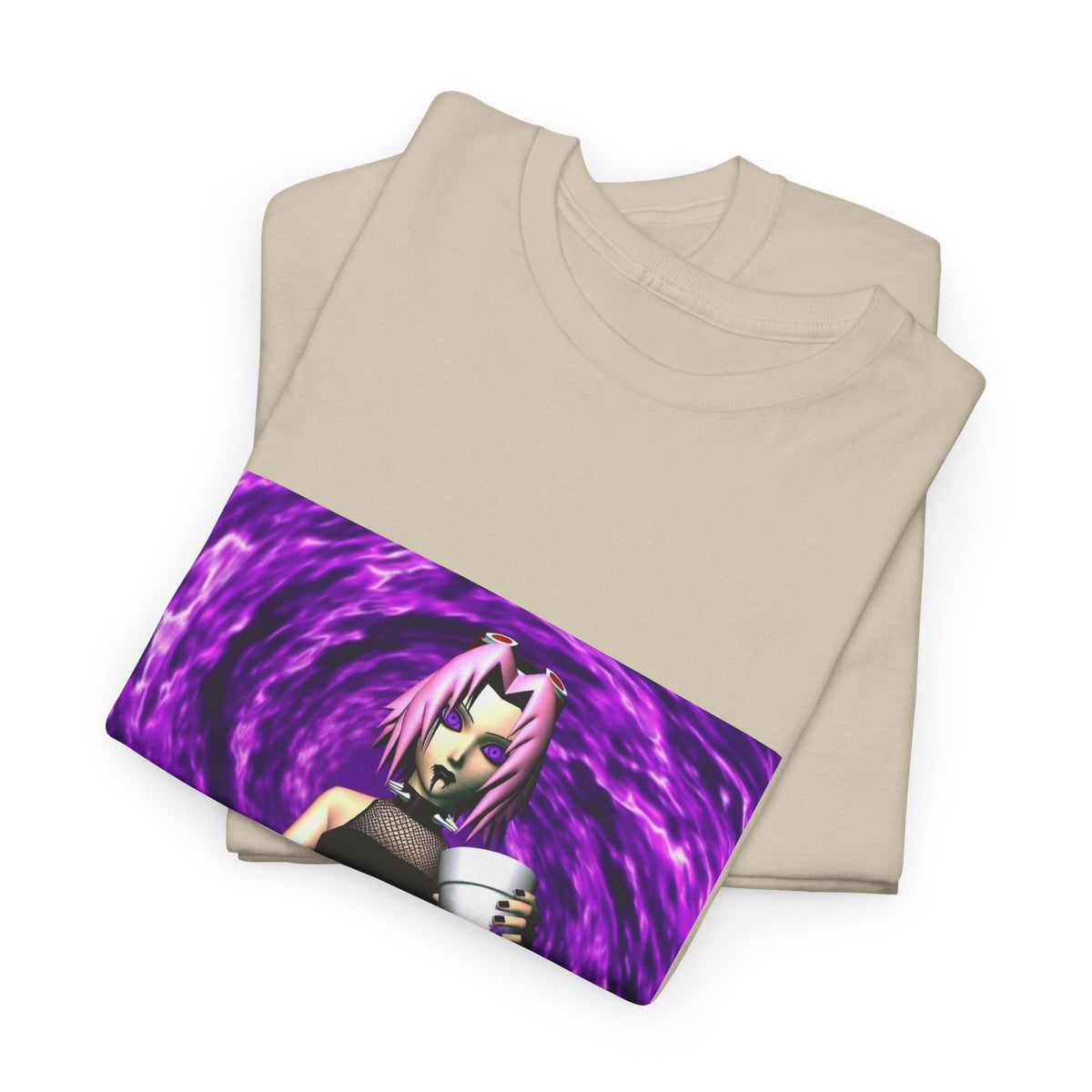 Goth Sakura With Purple Drank Tee