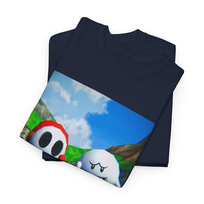 Shy Guy And Boo Flipping Off Tee