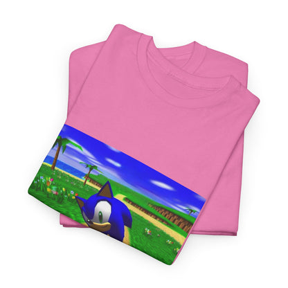 Sonic On A Trippy Green Hill Zone