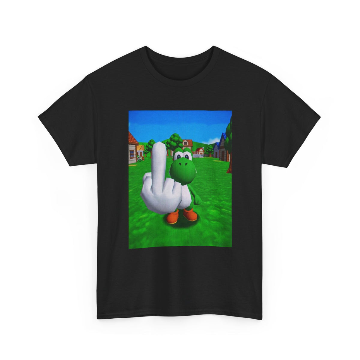 Yoshi Giving The Finger Tee (Design 2)
