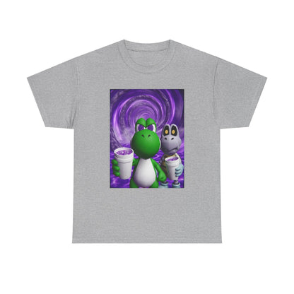 Yoshi And Dry Bones Sippin' Purple