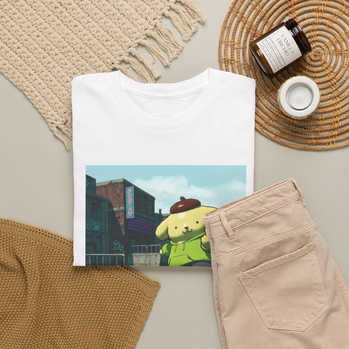 Pompompurin Skating And Flipping The Bird