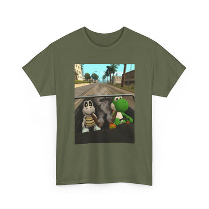 Yoshi And Dry Bones Cruising And Smoking (Design 5)