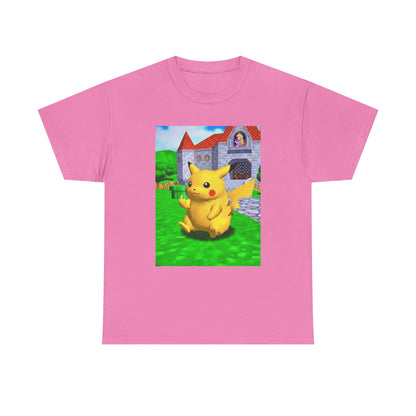 Pikachu Flipping The Bird At Peach's Castle