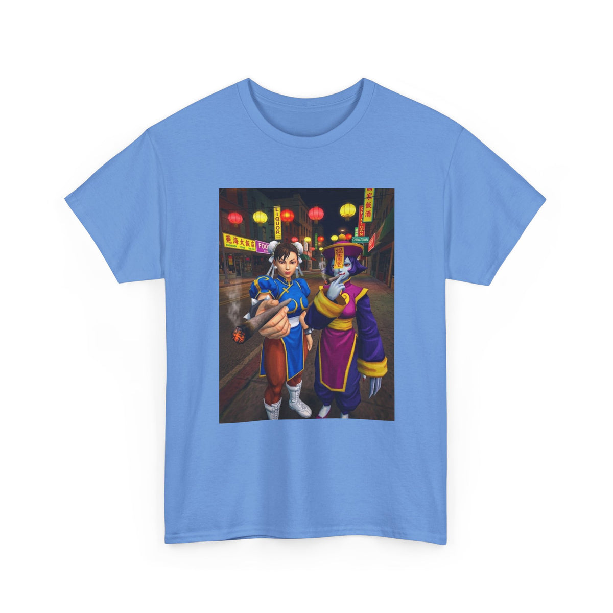 Chun-Li And Hsien-Ko Smoking Up Chinatown