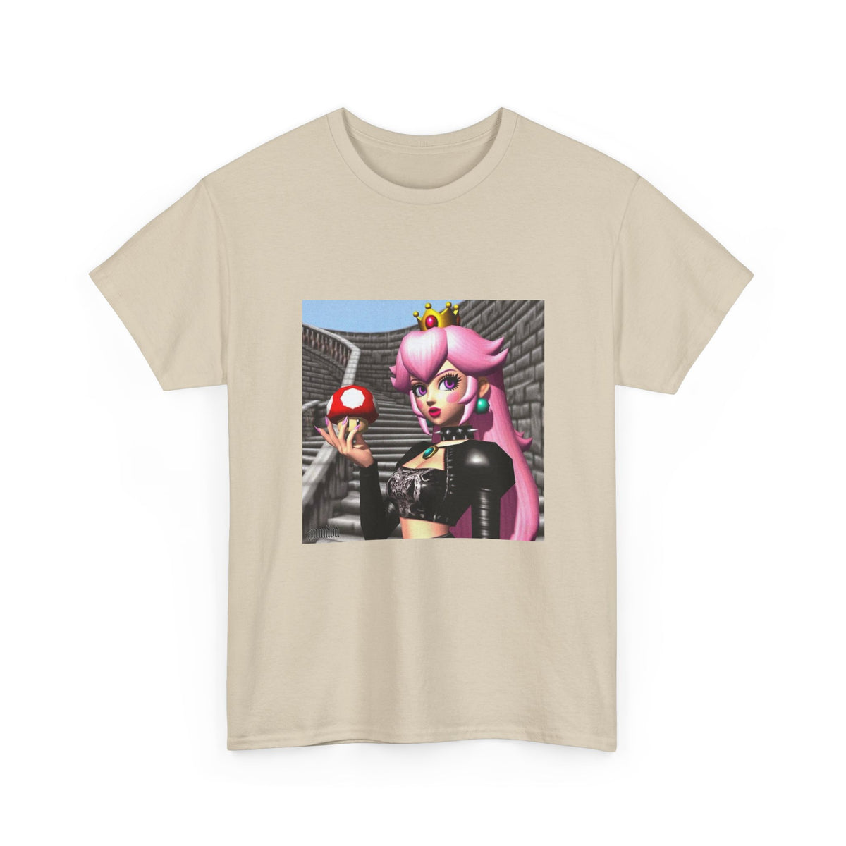 Gothic Princess Peach With Mushroom Tee