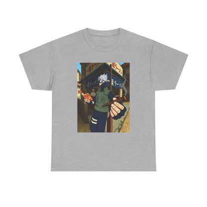 Kakashi Relaxing With Blunt And Book Tee