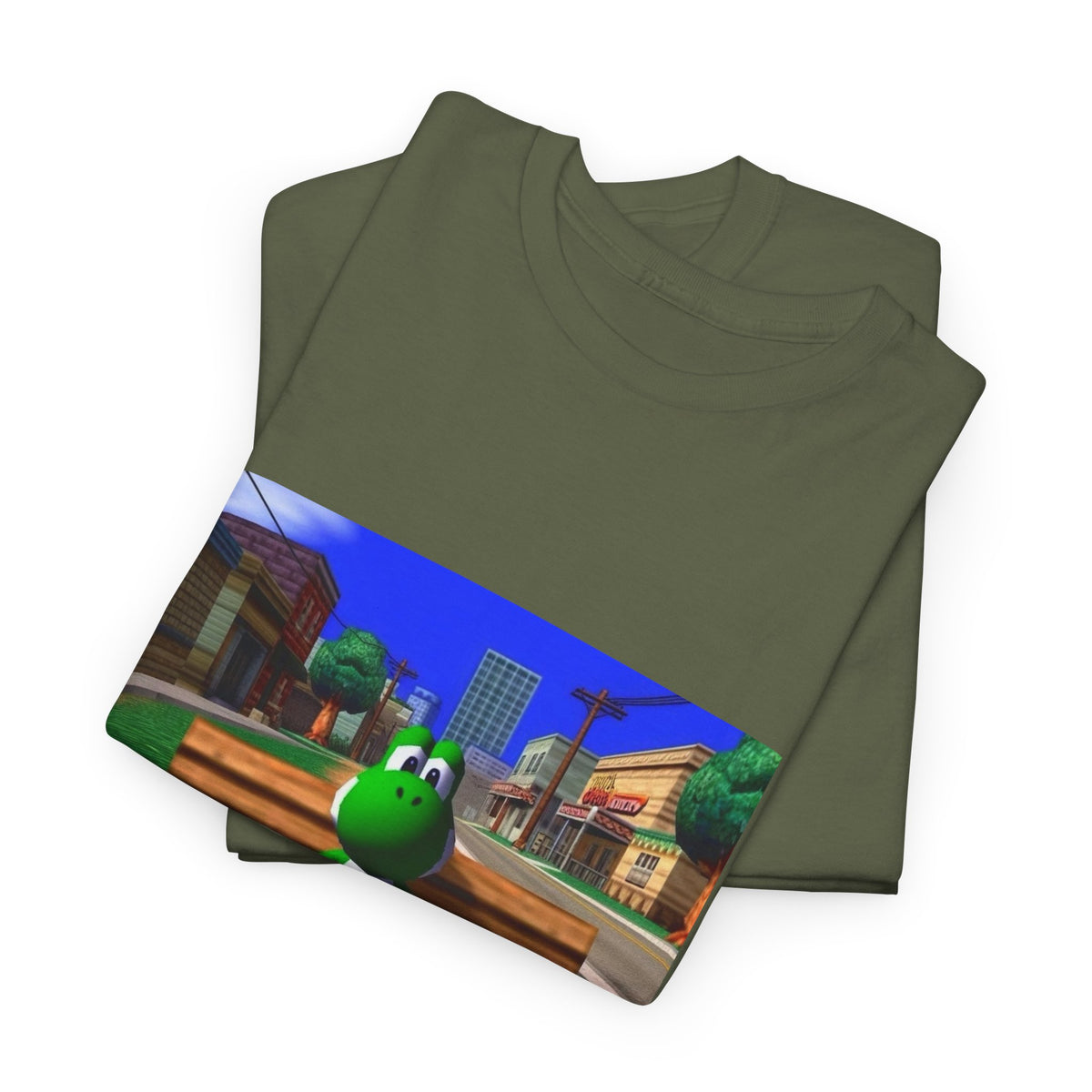 Yoshi Chillin' On The Bench Streetwear Tee