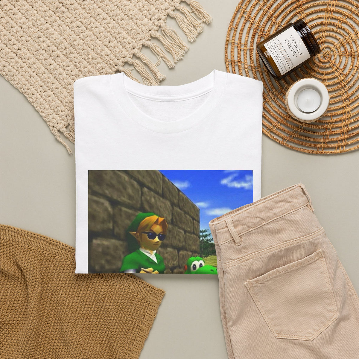 Link and Yoshi Chillin' With Blunts
