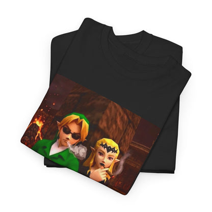Link and Zelda Smoking Blunts In Hyrule