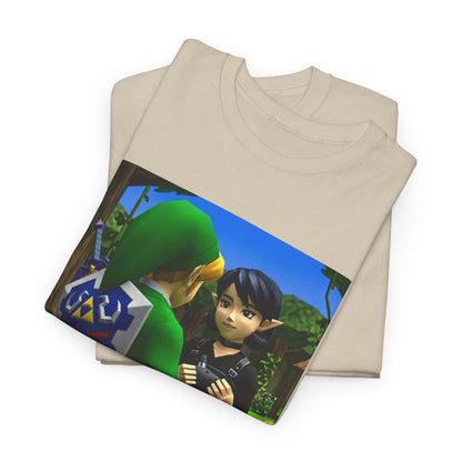 Link And Ocarina Girl Meeting