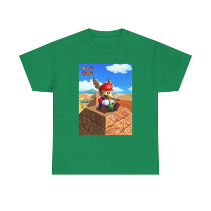 Wing Cap Mario Enjoying The Desert View Tee