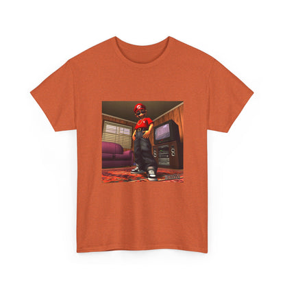 Gangster Mario Chillin' In The Crib Tee