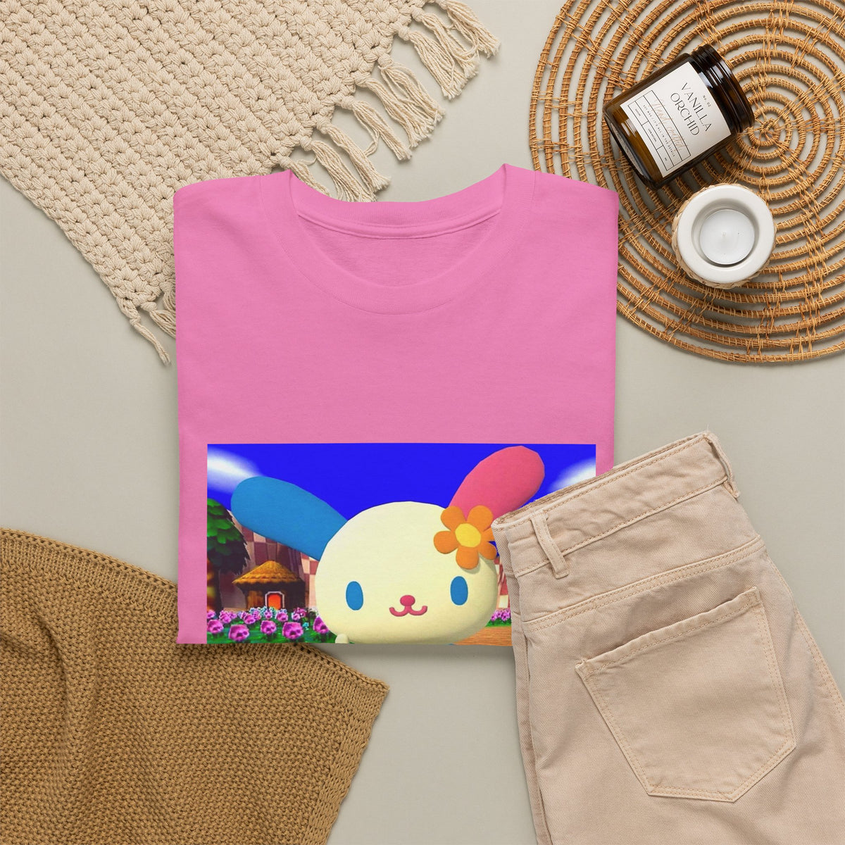 Cute Bunny Giving The Finger Tee
