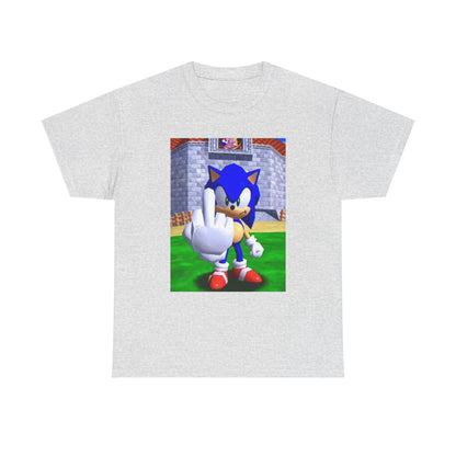 Sonic Flipping Off In The Castle Grounds