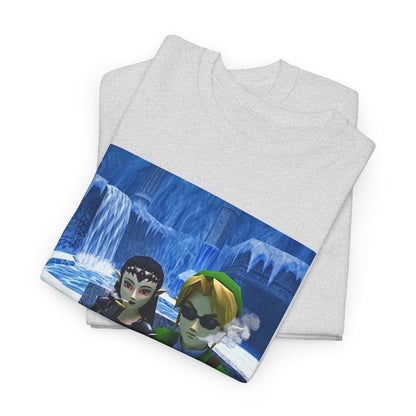 Goth Zora And Link Chilling Icy Plateau