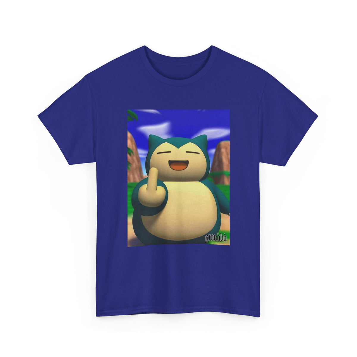 Snorlax Flipping The Bird Tee