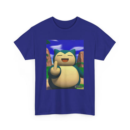 Snorlax Flipping The Bird Tee