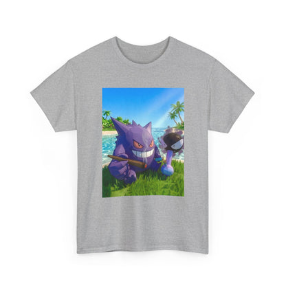 Gengar And Gastly Chilling On Beach Tee