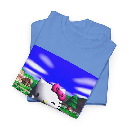 Winking Kitty Flipping The Bird Tee