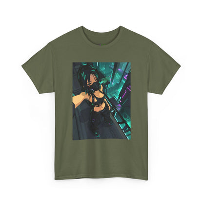 Midnight Ember Leaf Graphic Tee