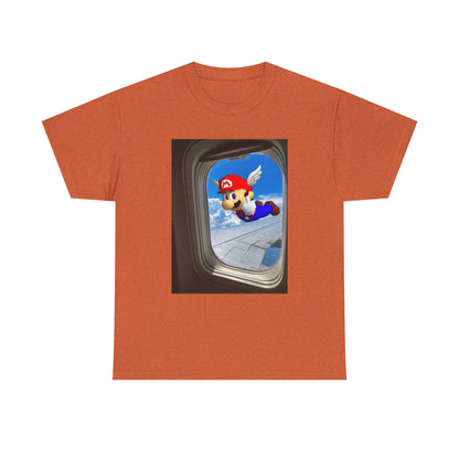 Winged Mario Flipping The Bird Tee