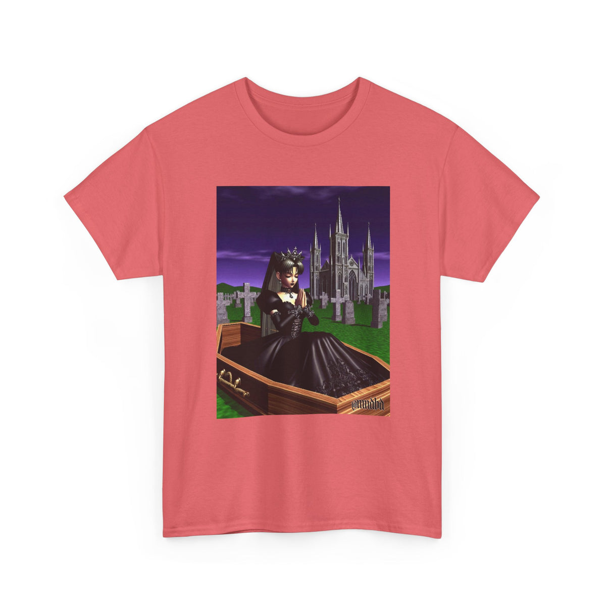 Gothic Girl Meditating In Coffin Tee