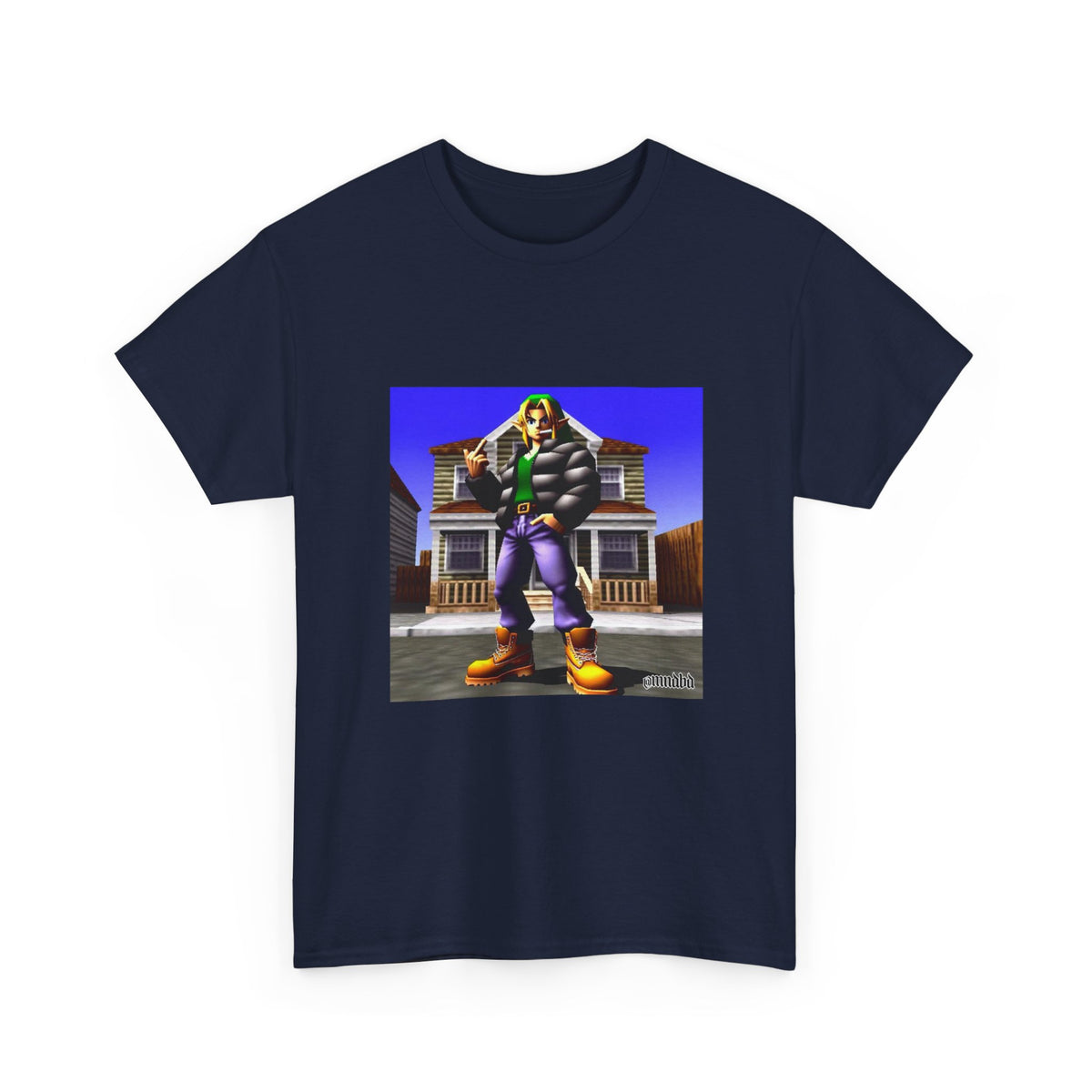 Link In Streetwear Flipping The Bird Tee
