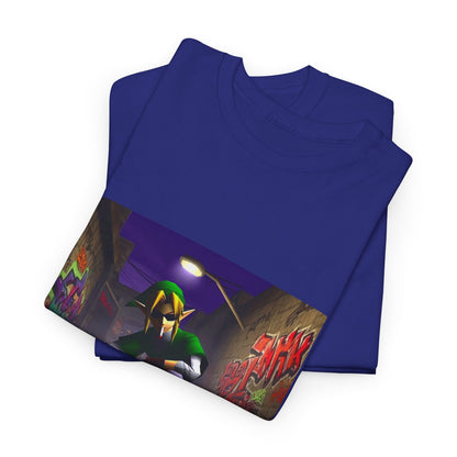 Skater Elf Smoking In Alleyway Tee