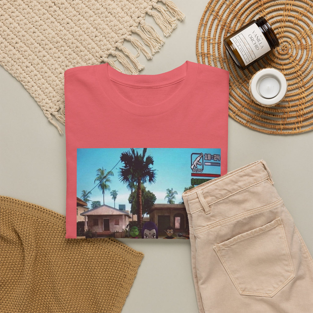 Teen Titans Grand Theft Auto Crossover Tee