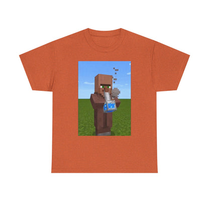 Villager Enjoying A Blocky Bong Hit