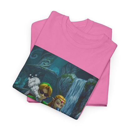 Link And Zelda Chilling In Hyrule