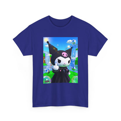 Kuromi Gives The Finger In Vaporwave Paradise