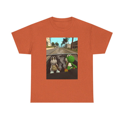 Yoshi And Dry Bones Cruising And Smoking (Design 5)