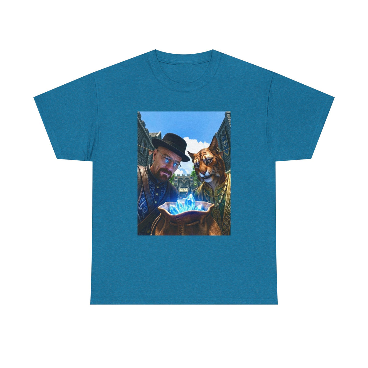 Walter White And Khajiit With Blue Crystals