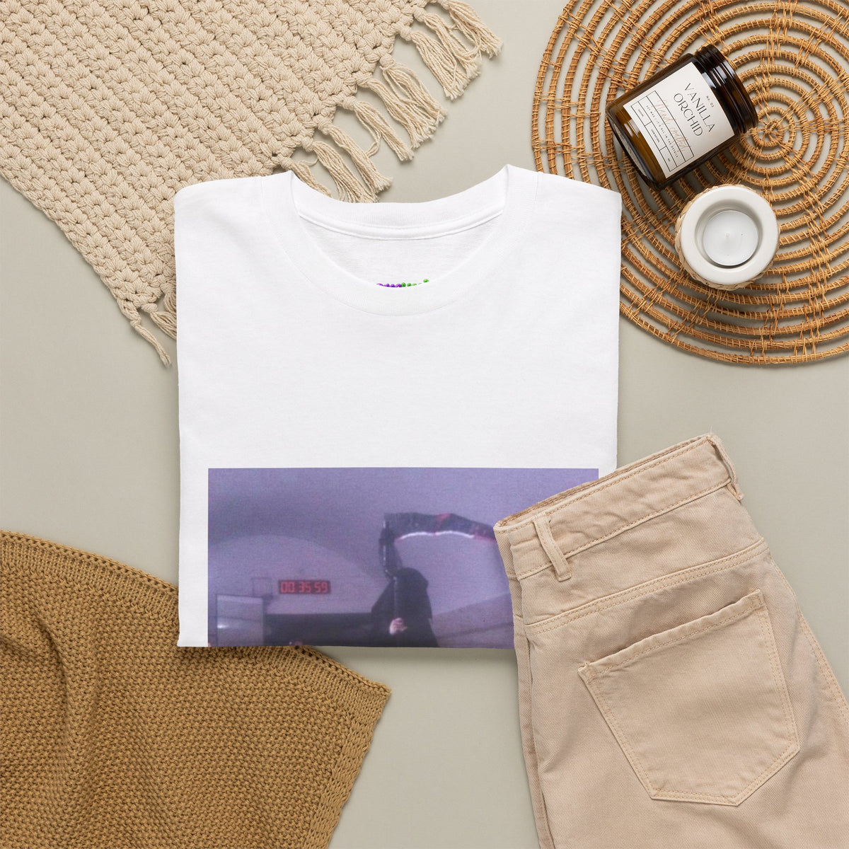 Gritty Green Pulse Graphic Tee