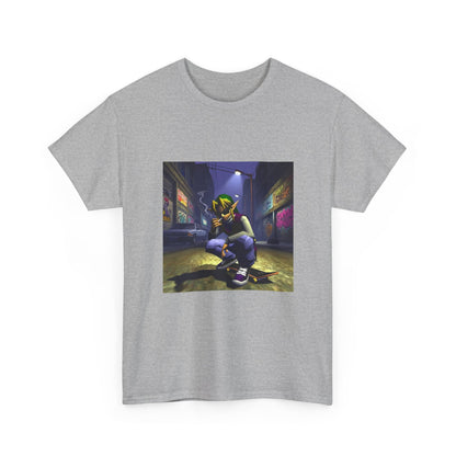 Streetwise Elf Smoking In Alley Tee