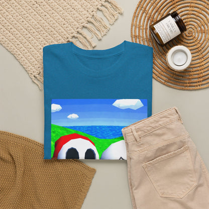 Shy Guy And Boo Flipping Off Tee (Design 5)