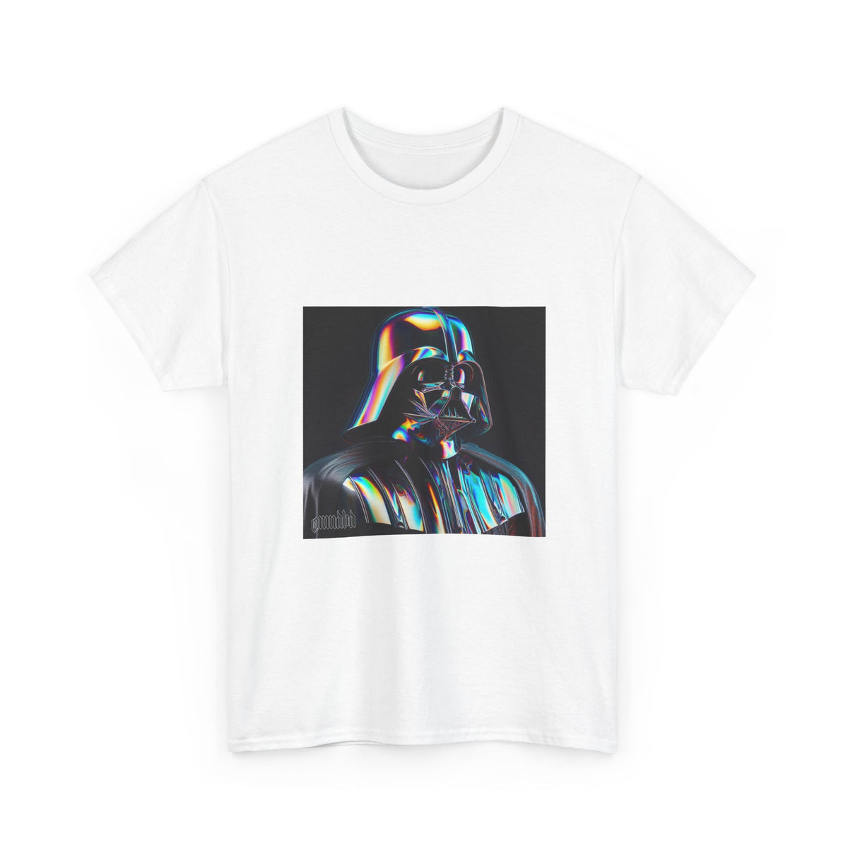 Holographic Dark Lord Vaporwave Icon Tee