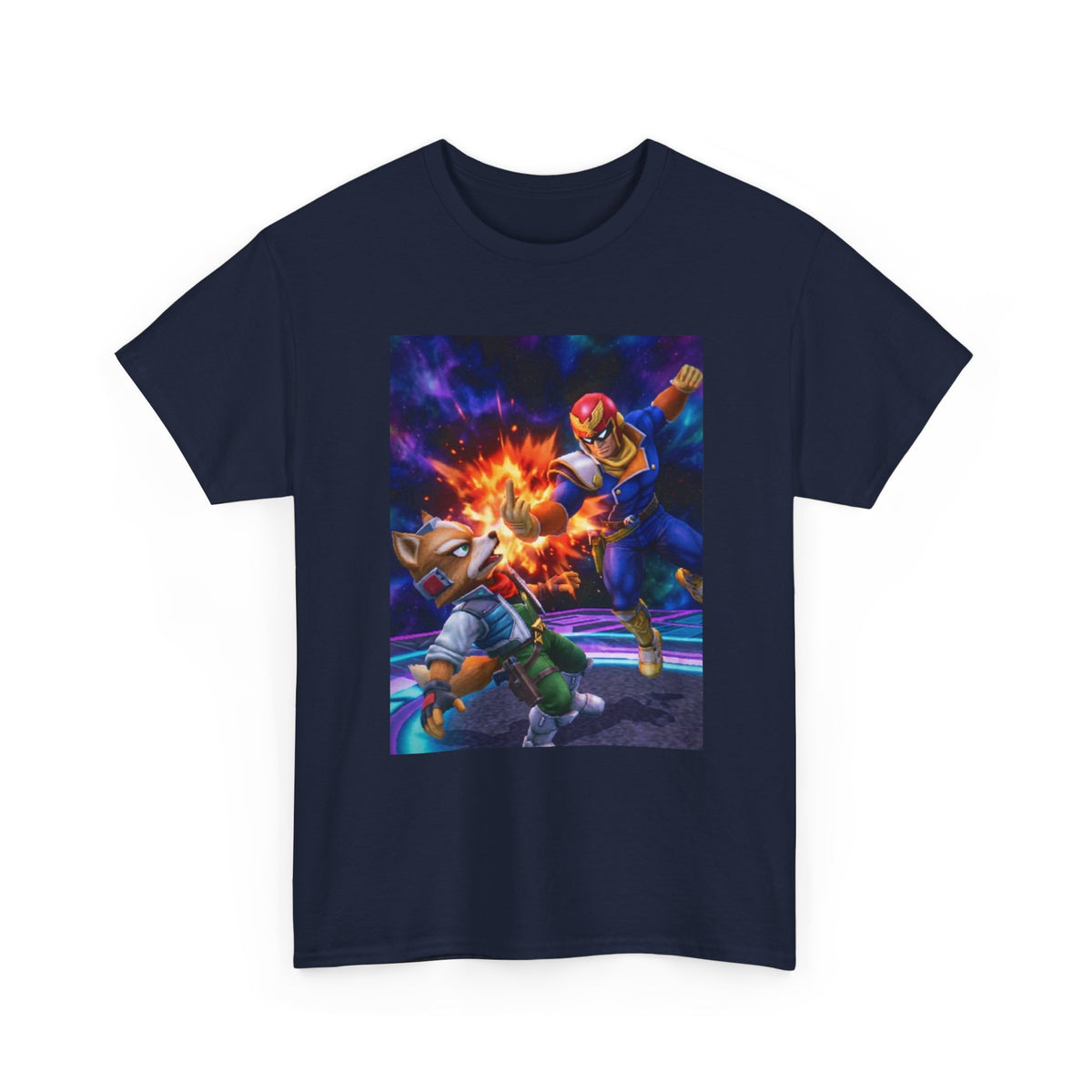 Falcon Punch Fox Flipping The Bird Tee