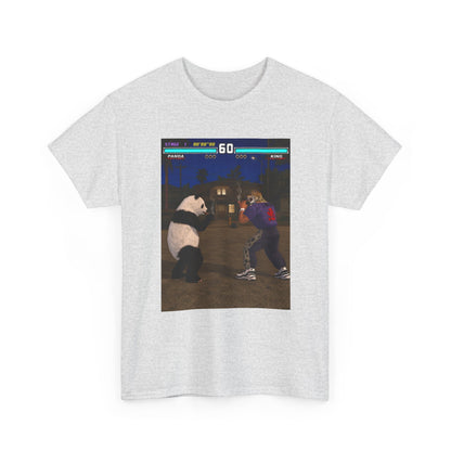 Panda And King Smoking Cigars Street Fight Tee