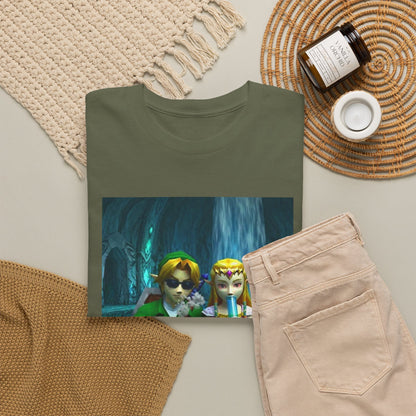 Link And Zelda Hitting The Stash