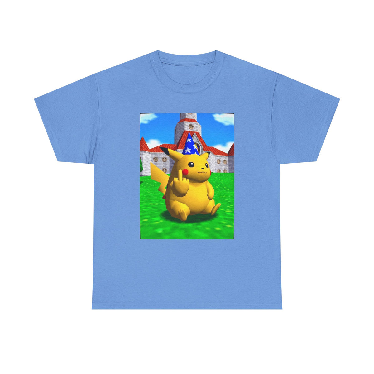 Salty Pikachu Giving The Middle Finger Tee