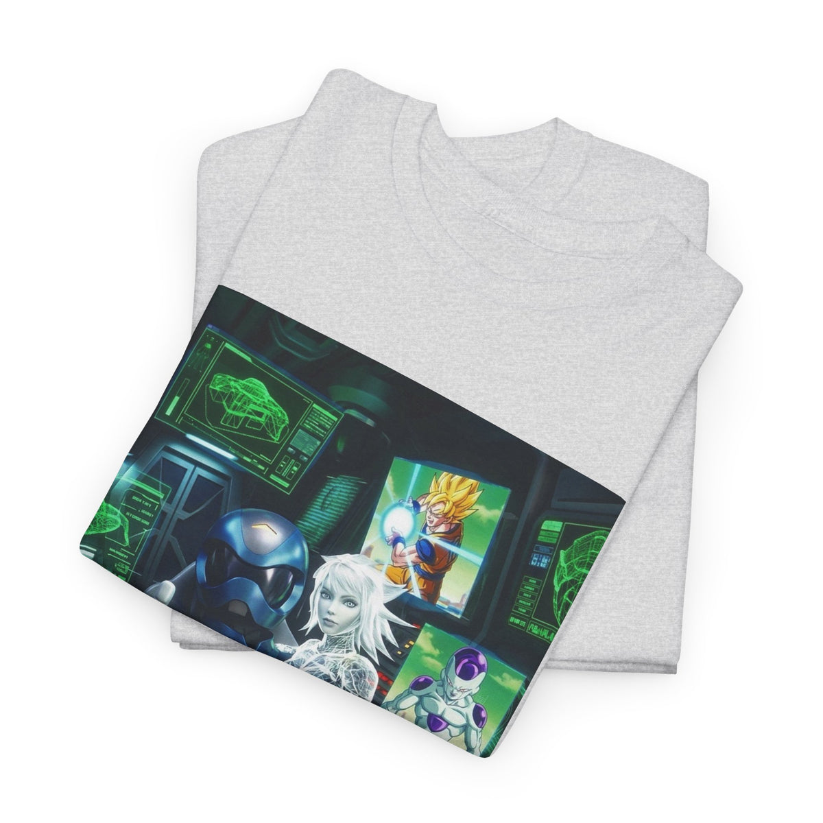 Cybernetic Pilot, Holographic Girl, And Dragon Ball Z
