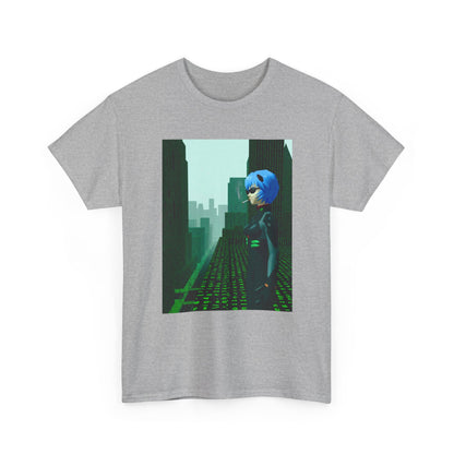 Neon Genesis Smoking Anime Girl Matrix Tee